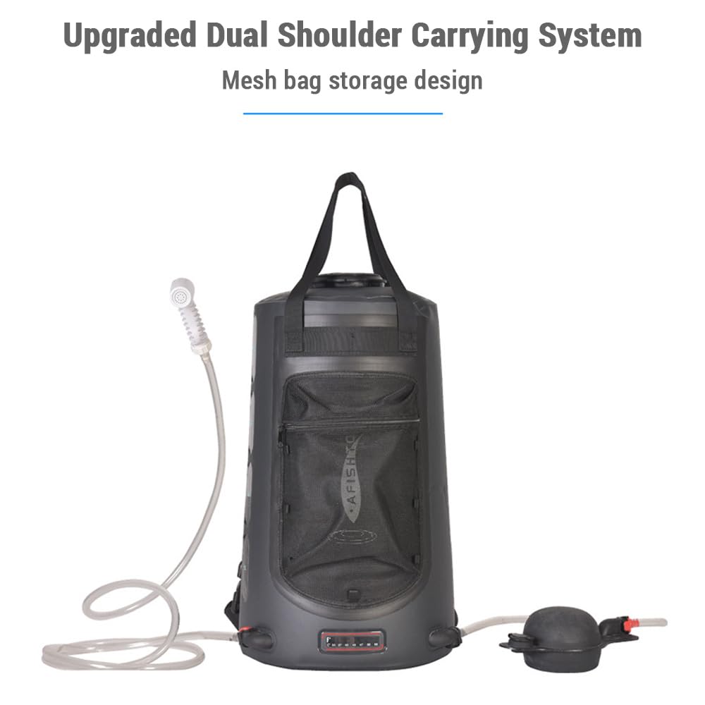 Luejnbogty 屋外用ポンプ20Lソーラー付きポータブルキャンプシャワーバッグポンプ Amazon.co.jp: Luejnbogty 屋外用ポンプ20Lソーラー付きポータブル